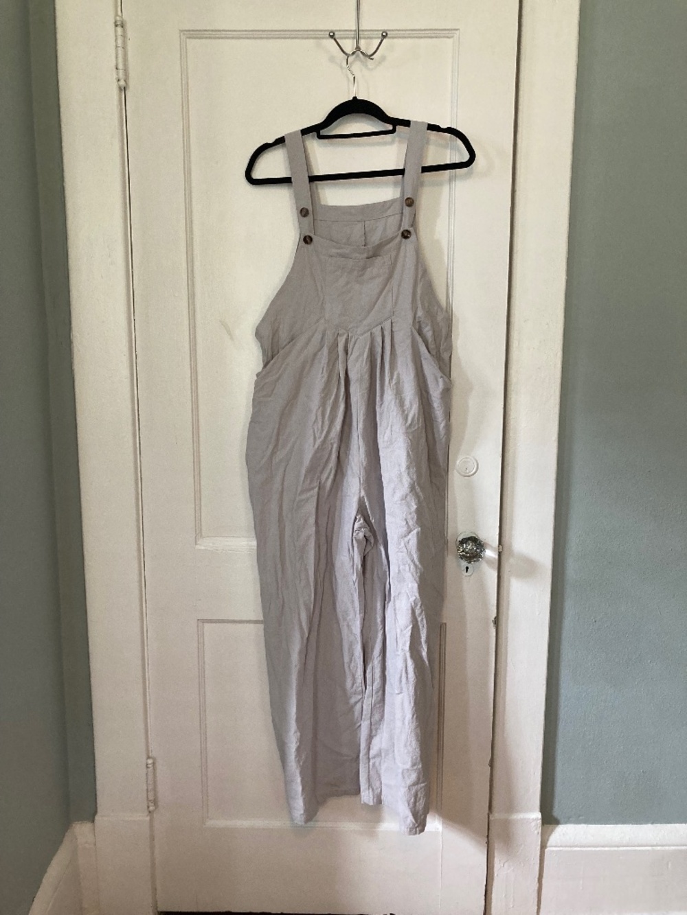 Two Maternity Overalls Size LARGE